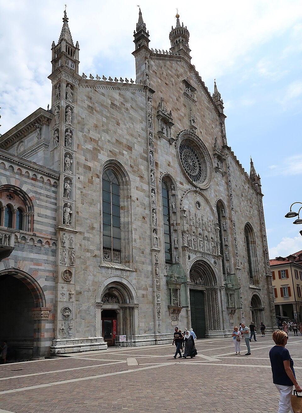 Cathedral of Como (Italy) west facade